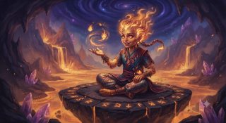 Young Fire Djinn